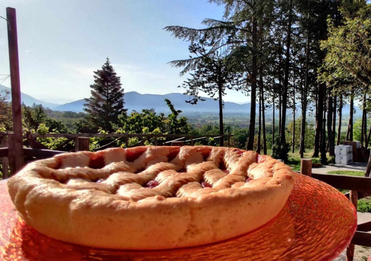 Villa "Il Casaletto" Agriturismo Moderno, Vista Panoramica E Cibo Spettacolare- Scurcola Marsicana Exterior foto