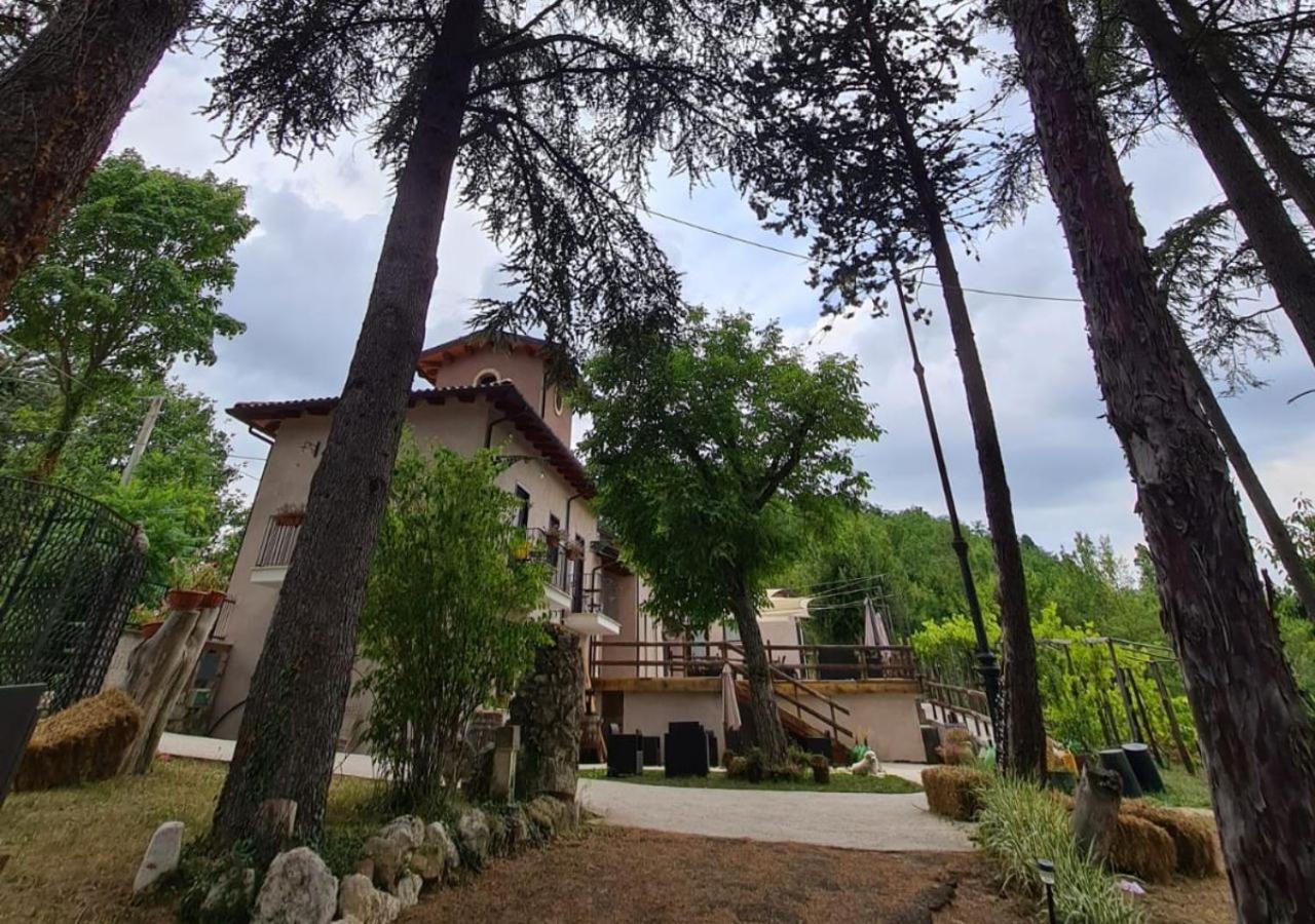 Villa "Il Casaletto" Agriturismo Moderno, Vista Panoramica E Cibo Spettacolare- Scurcola Marsicana Exterior foto