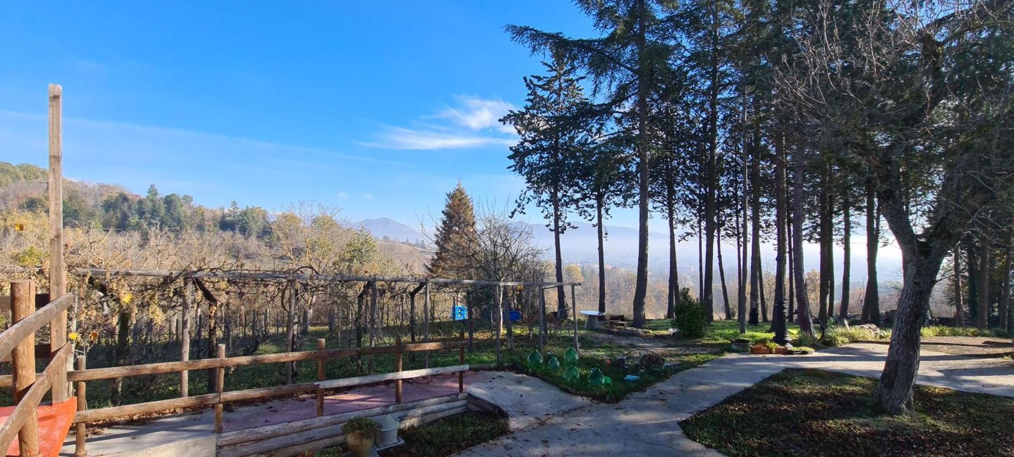 Villa "Il Casaletto" Agriturismo Moderno, Vista Panoramica E Cibo Spettacolare- Scurcola Marsicana Exterior foto